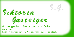 viktoria gasteiger business card
